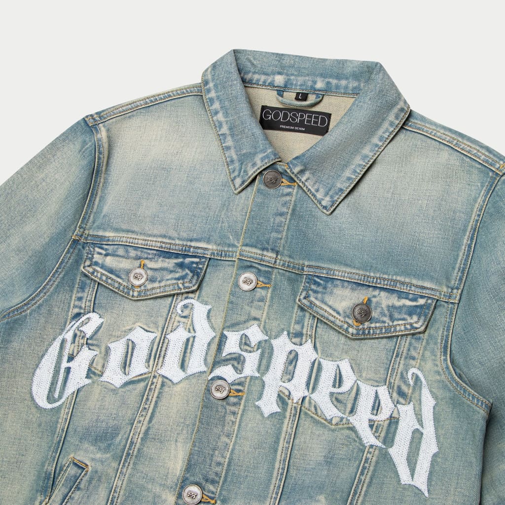 Godspeed GS 4Ever Denim Jacket, Blue, detail view
