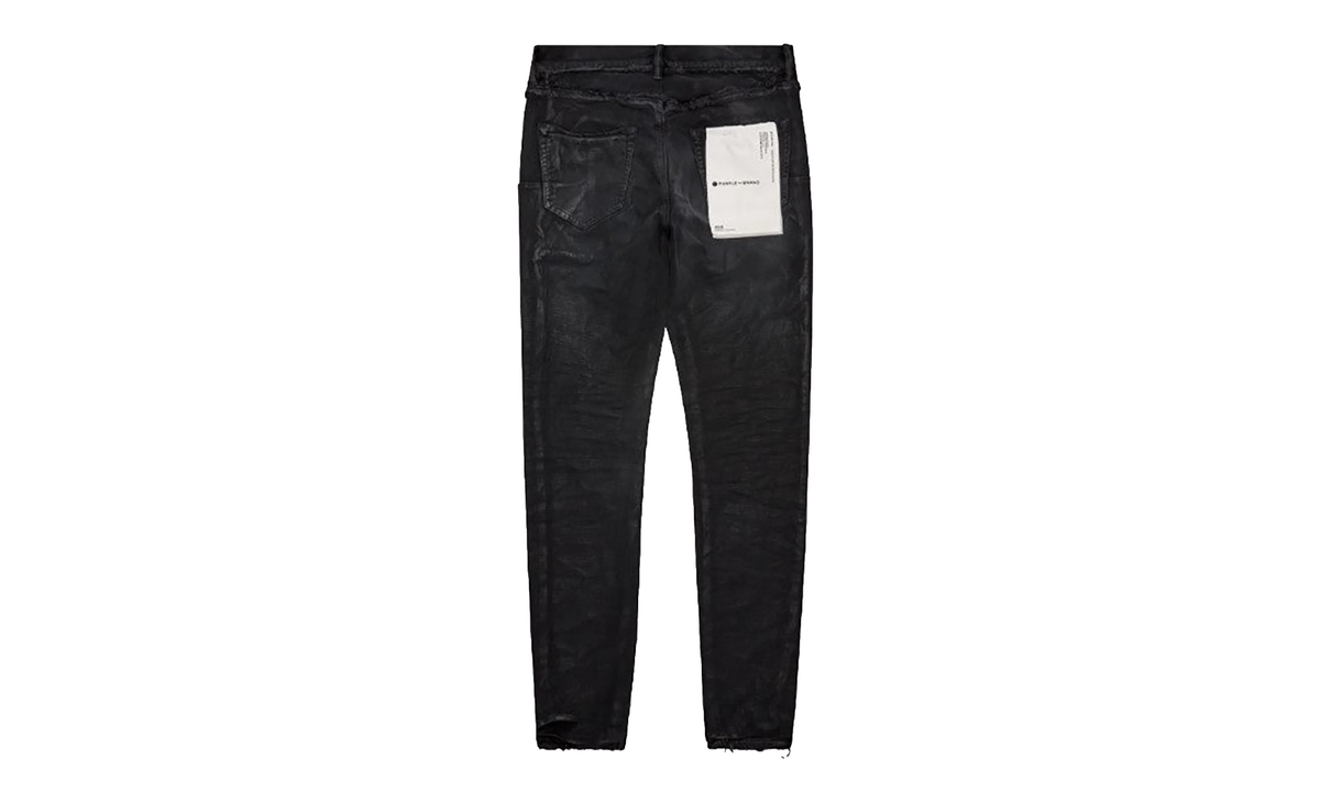 PURPLE Brand P001, Inside Out Fray Denim Jeans, back view