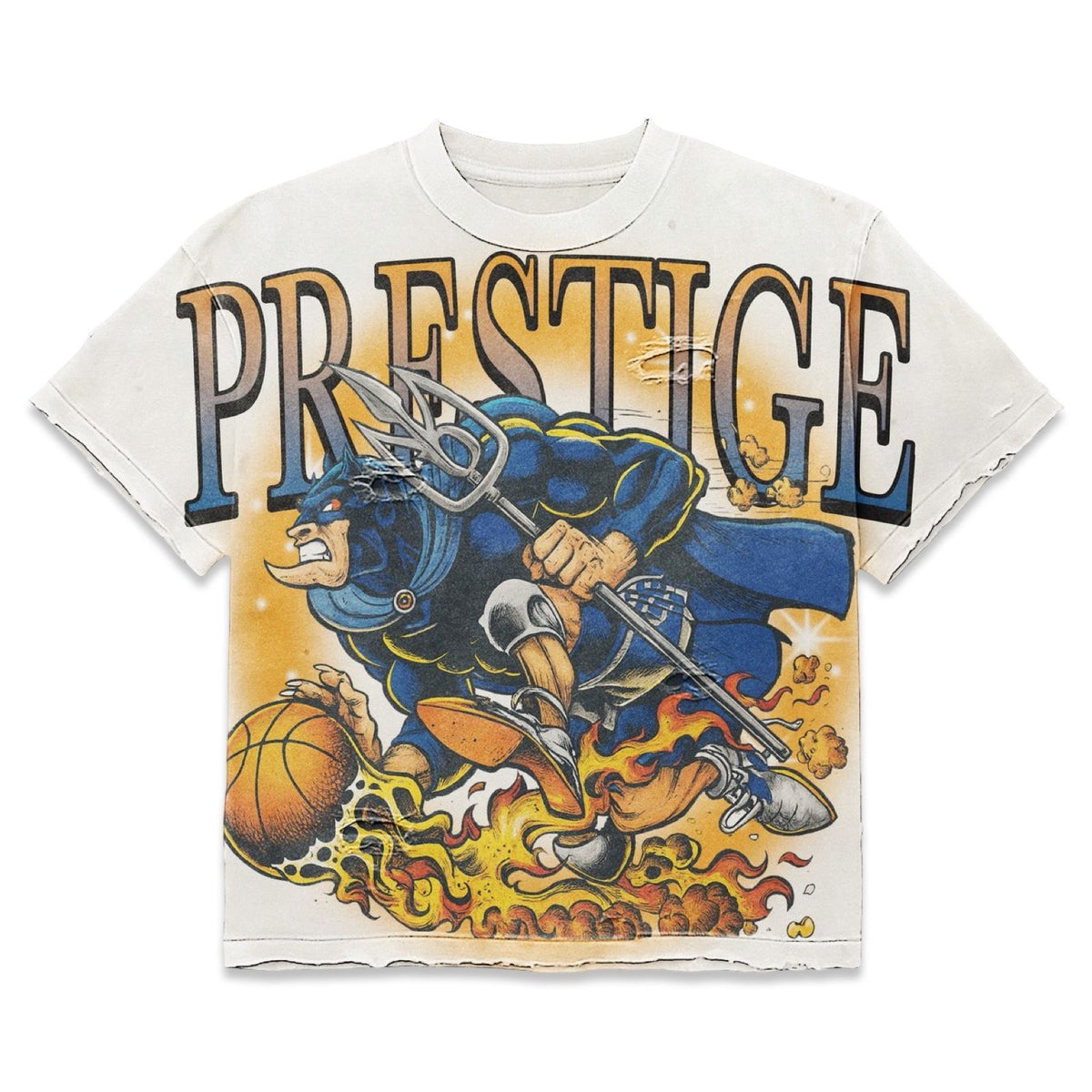 Prestige Raider Basketball Tee, front view