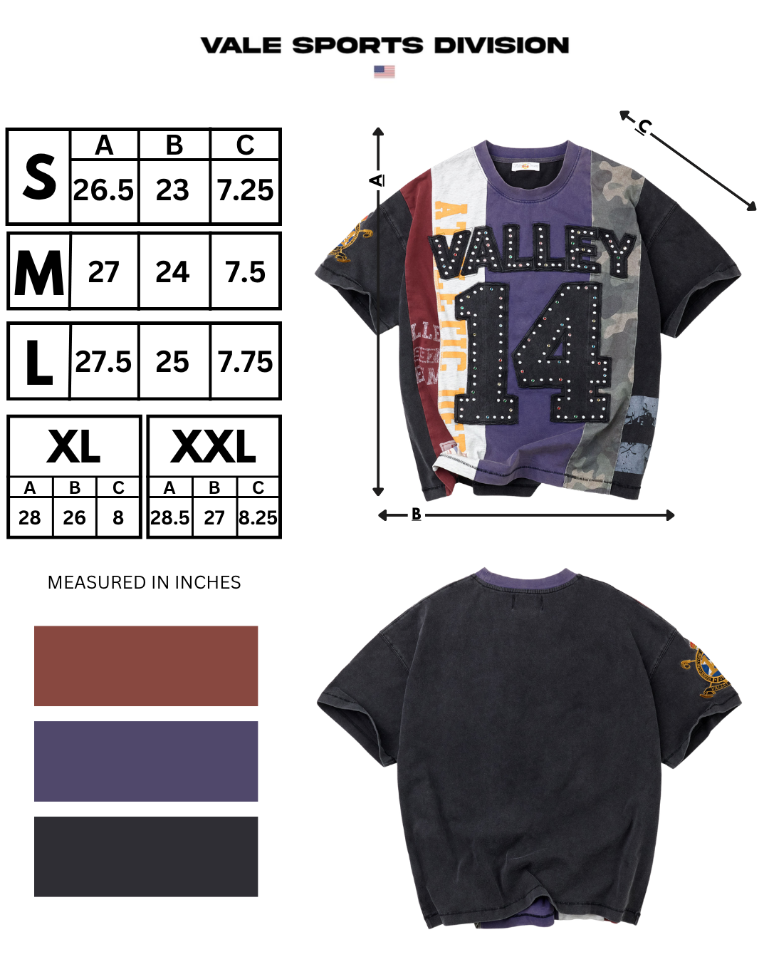 Vale Forever Chopped Tee - graphic detail