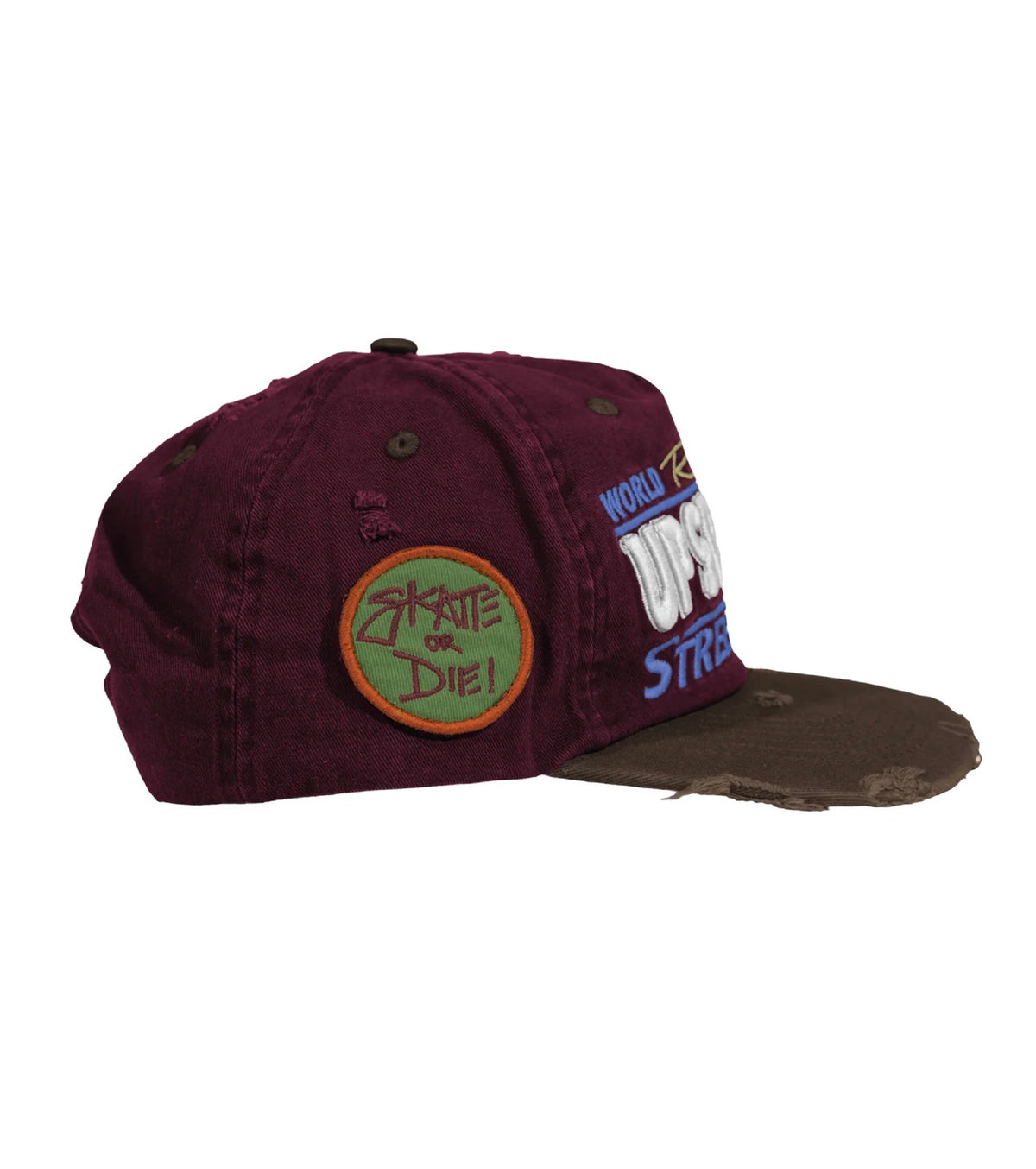 Up7Skate Berry Street Team Hat, opposite side view