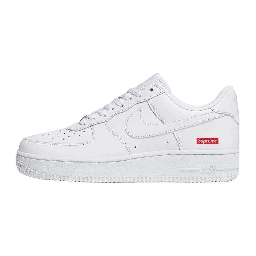 Nike Air Force 1 Low Supreme White, side view