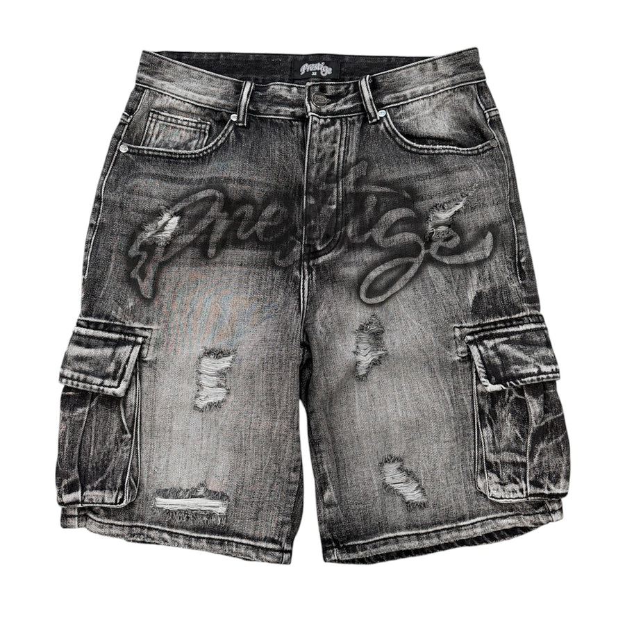 Prestige Rogue Denim Shorts 'Black'