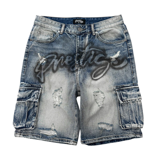 Prestige Rogue Shorts, Blue, front view