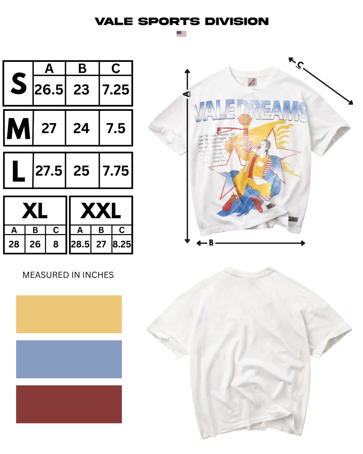 Vale Forever Air Donald Tee - graphic detail