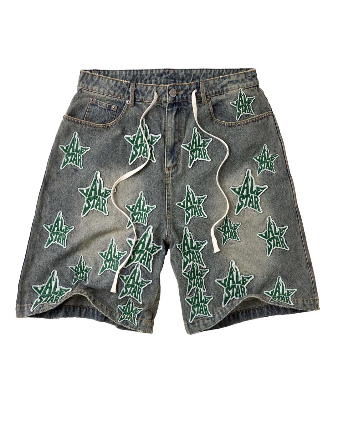 Vale Forever Allstar Denim Shorts, Blue, front view