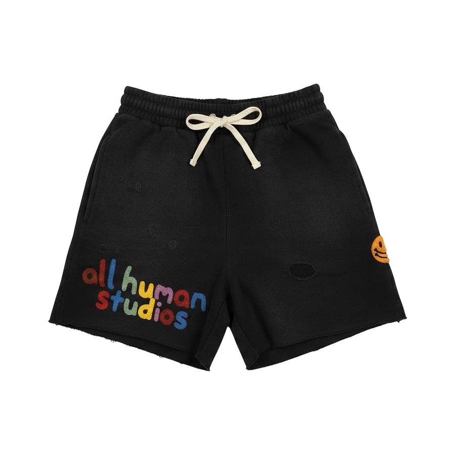 All Human Studios Victory Lap Shorts ‘Black Wash’