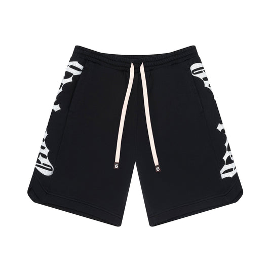 Godspeed Courtside Shorts, Black, front view