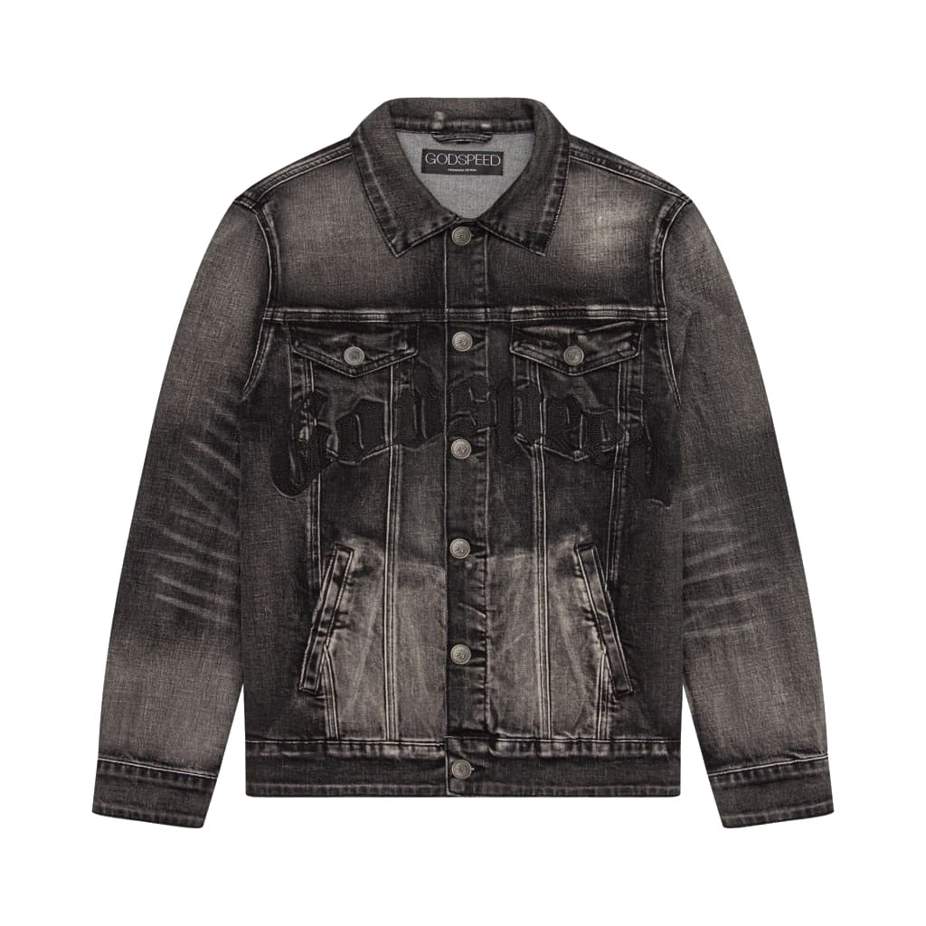 Godspeed GS 4Ever Denim Jacket Black, front