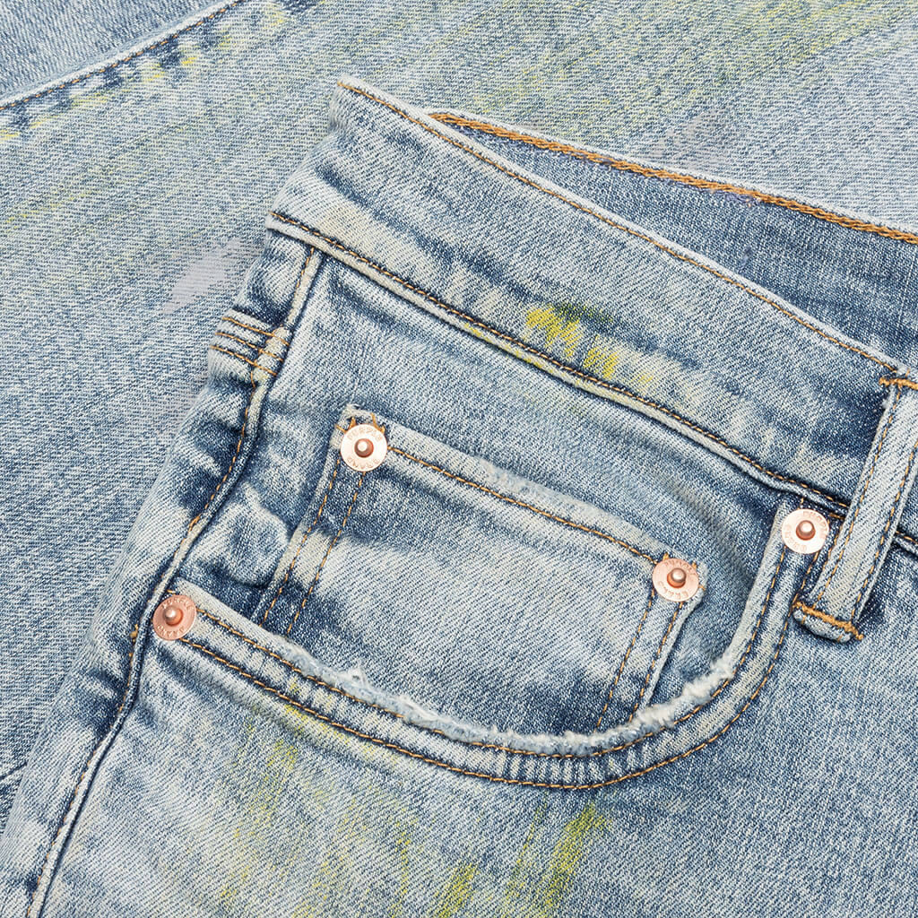 PURPLE Brand P001 Light Blue Vintage jean, pocket detail