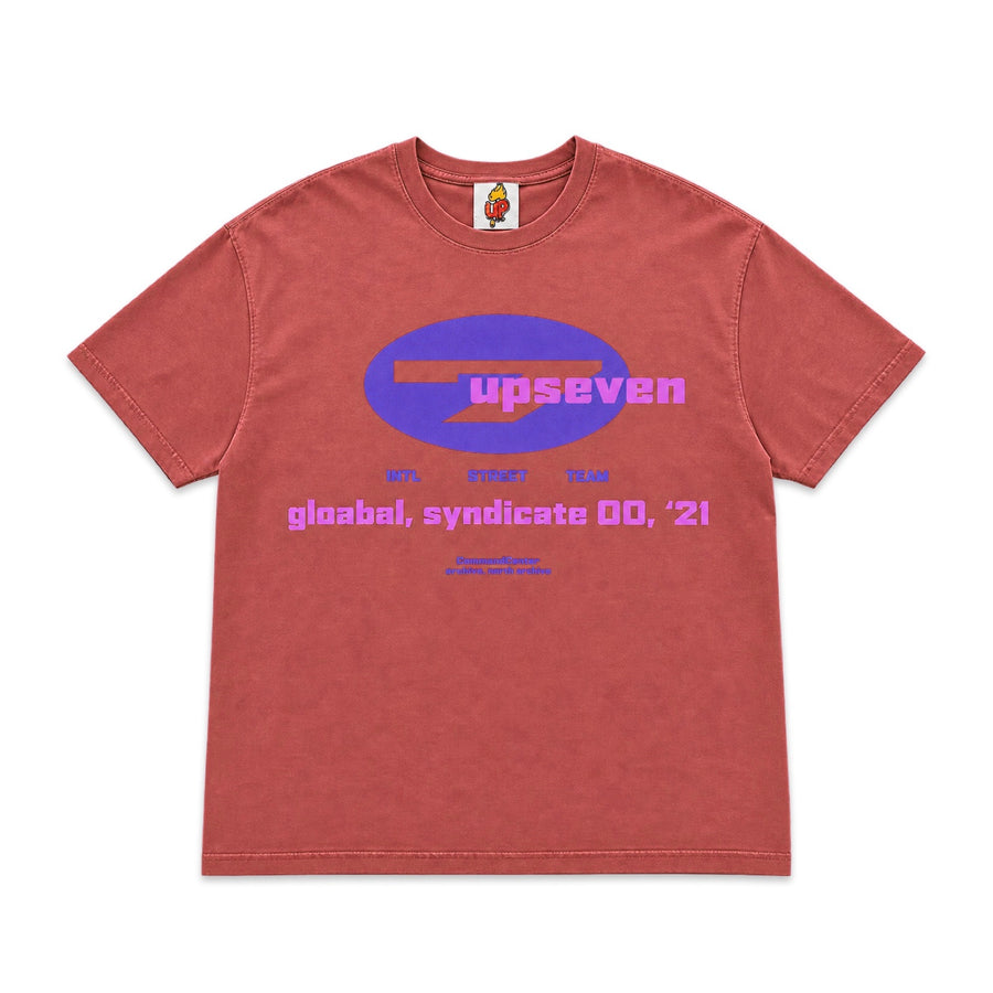 Up7Skate Charlotte Mobility Tee 'Washed Red'