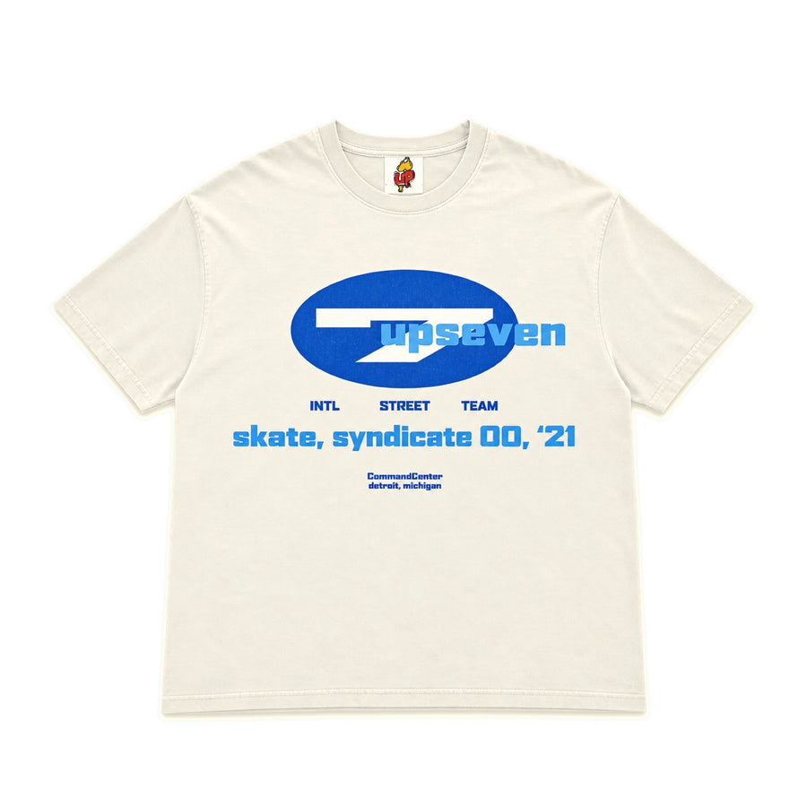 Up7Skate Detroit Mobility Tee 'Pale White'