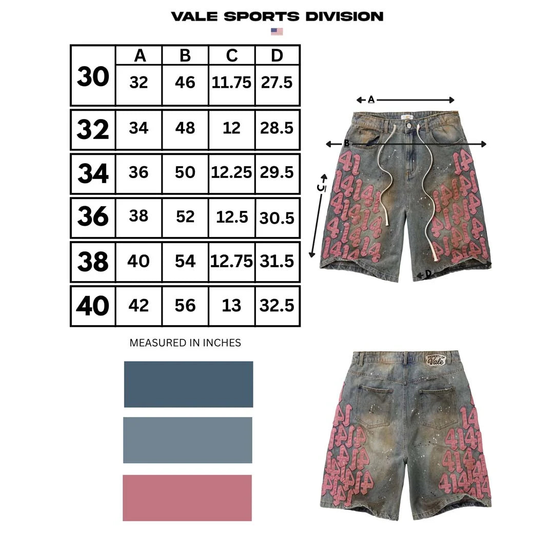 Vale Forever Lucky Charm Jorts, Pink, detail view