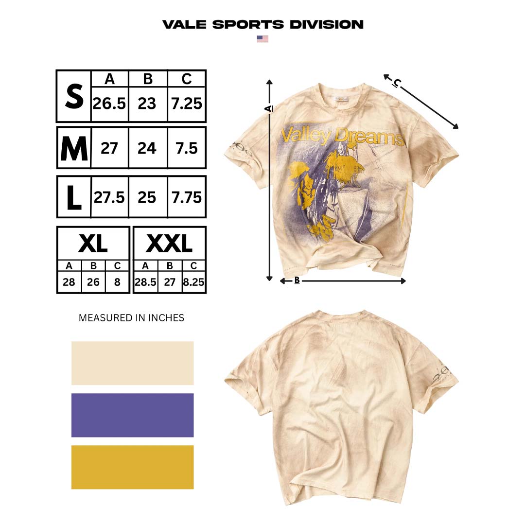 Vale Forever Sunrise Tee Cream - detail