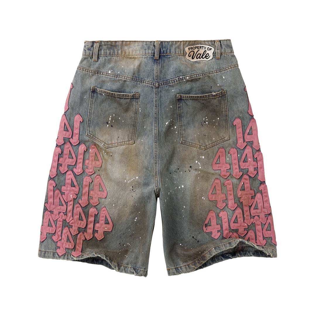 Vale Forever Pink Charm Jorts, back view